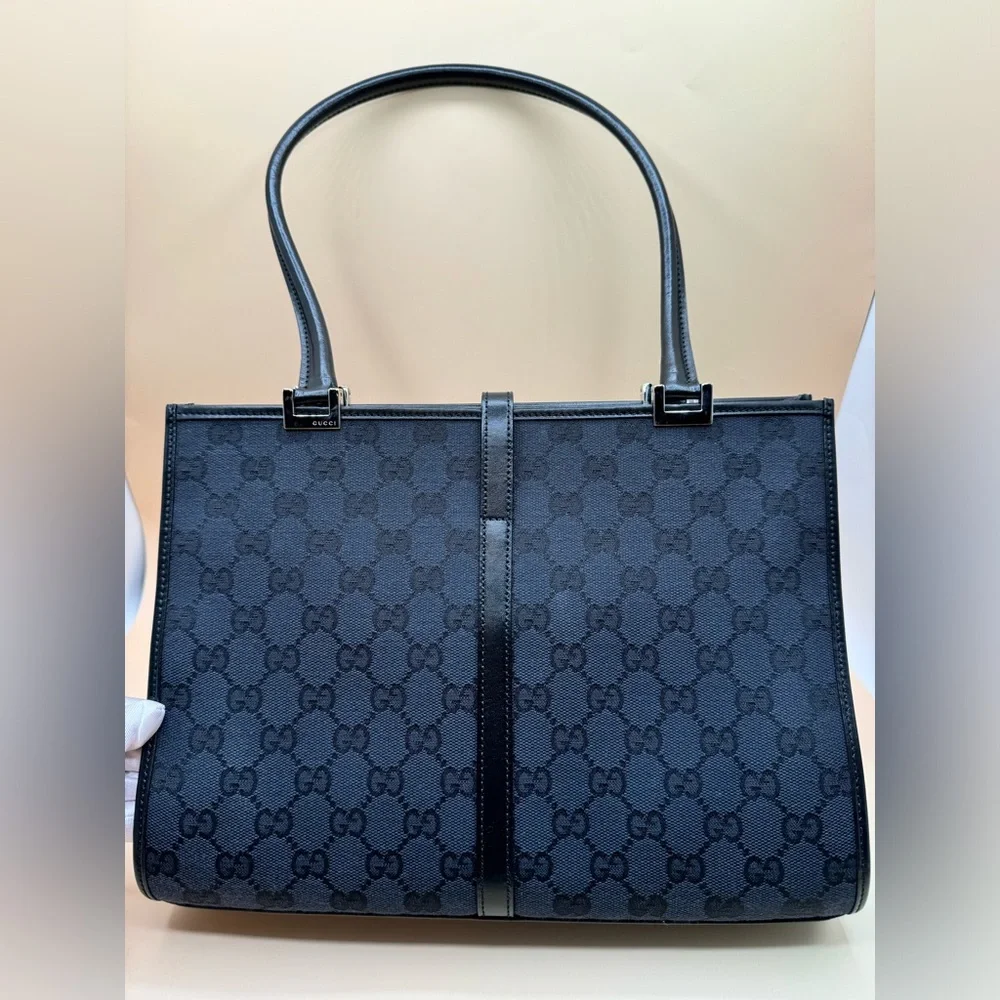 Gucci Jackie Canvas Tote - Picture 7 of 9